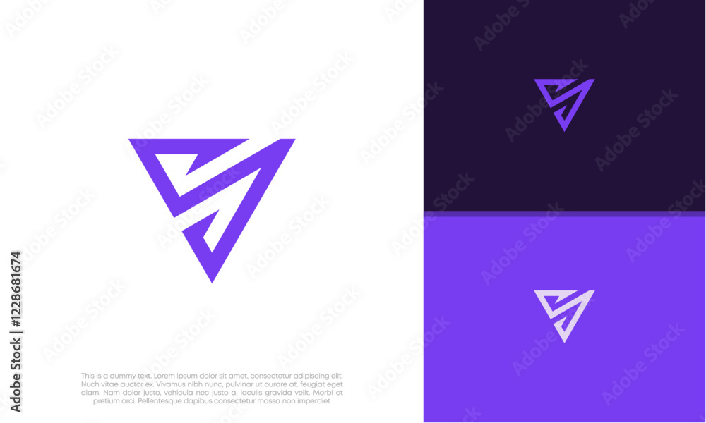 Initials S logo design. Initial Letter Logo. Innovative high tech logo template.
Initials S logo design. Initial Letter Logo. Innovative high tech logo template.