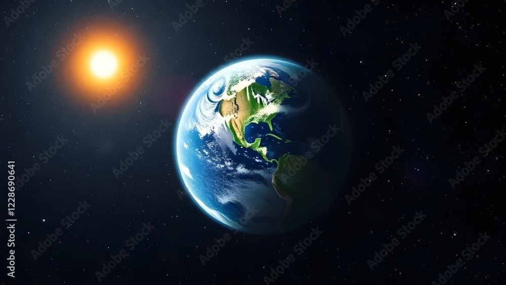 Fototapeta premium earth in space