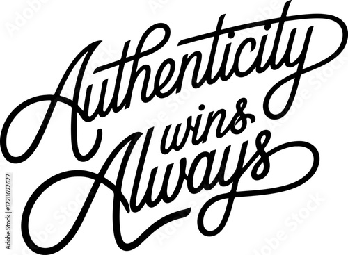 Authenticity Wins Always.