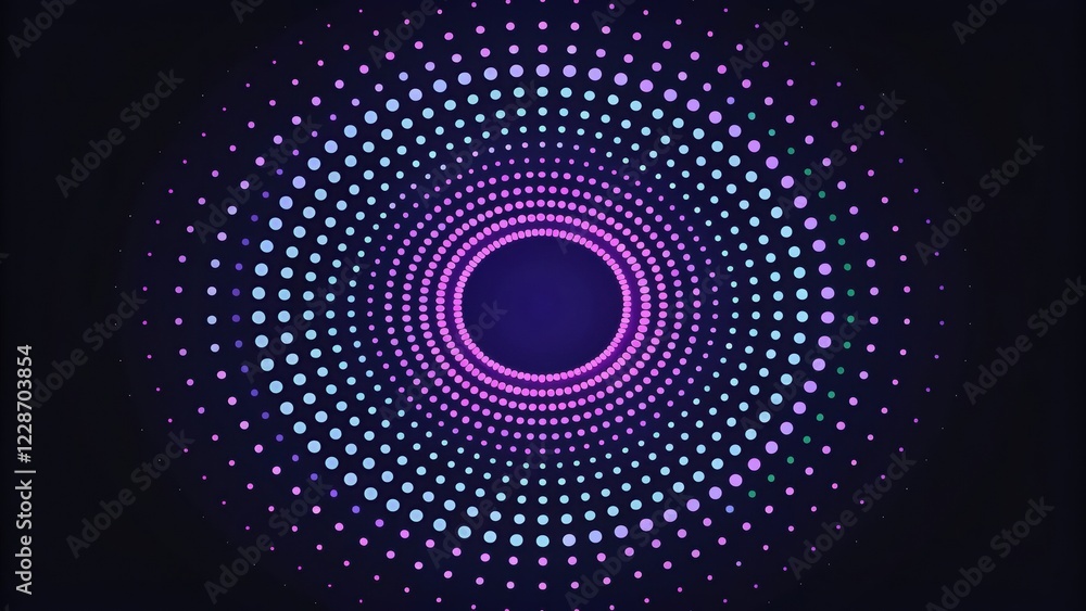 technology background concept, Vibrant circular light pattern on a dark background technology background concept, Vibrant circular light pattern on a dark background