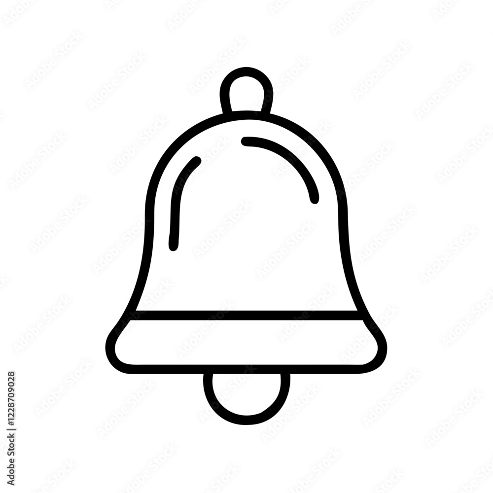 Bell Vector Icon – Alert & Notification Symbol Bell Vector Icon – Alert & Notification Symbol