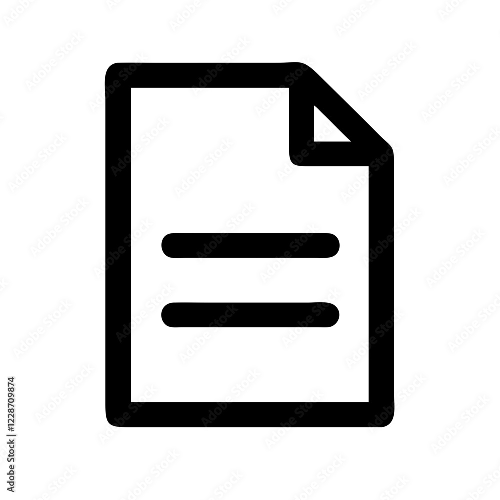 Document Vector Icon – File & Paperwork Symbol Document Vector Icon – File & Paperwork Symbol