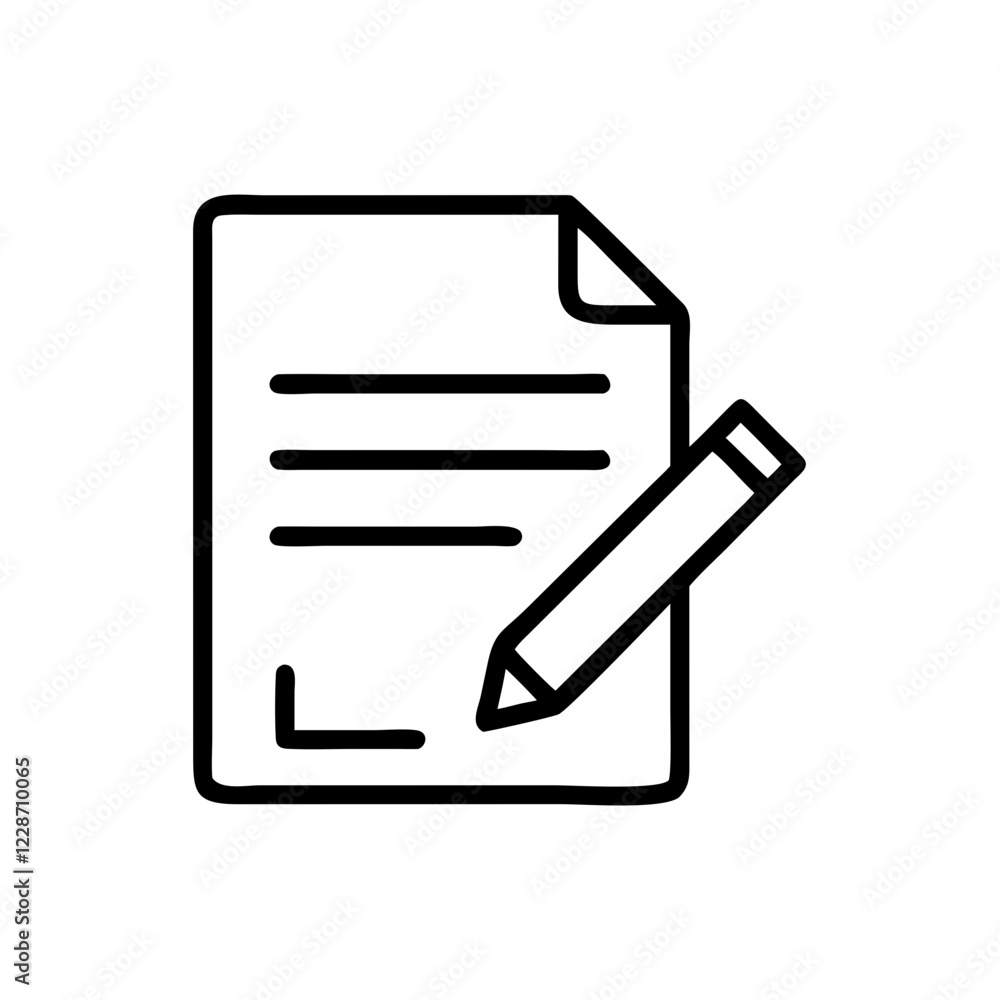 Document Vector Icon – File & Paperwork Symbol Document Vector Icon – File & Paperwork Symbol