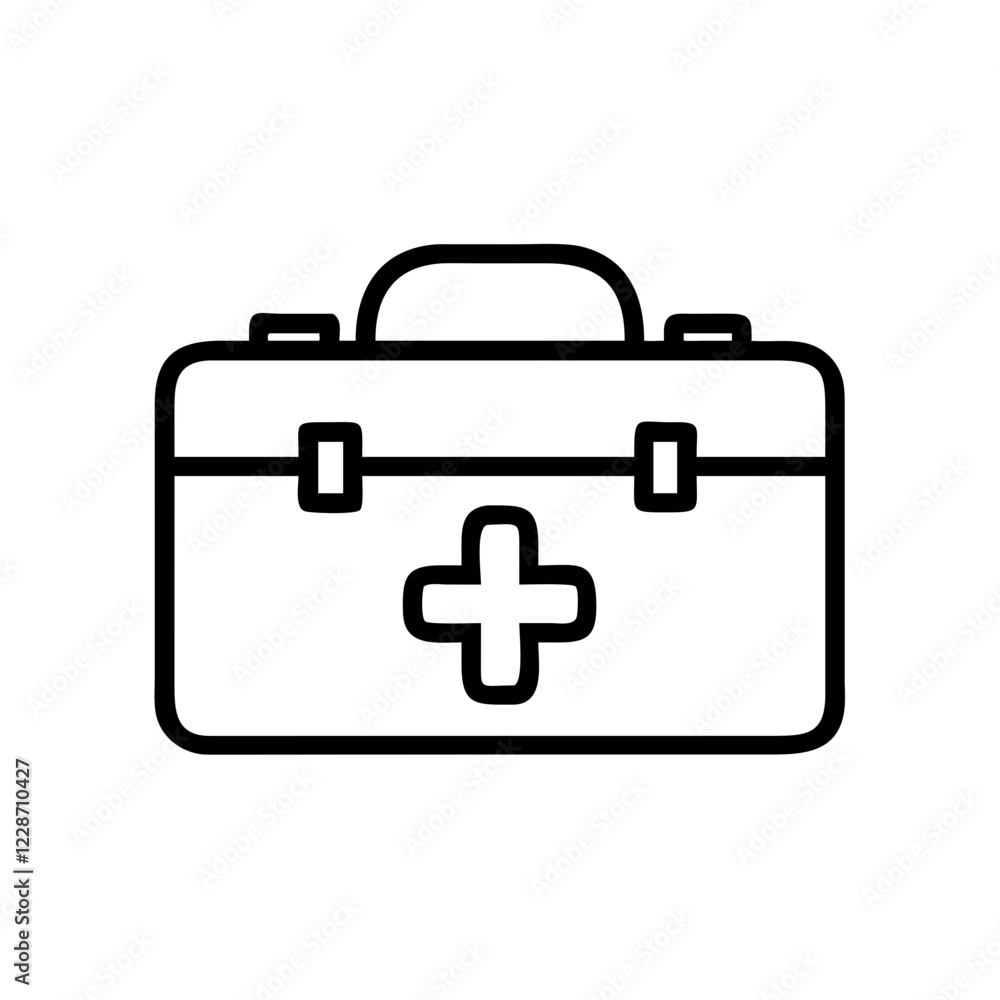 First Aid Kit Vector Icon – Emergency & Health Symbol First Aid Kit Vector Icon – Emergency & Health Symbol
