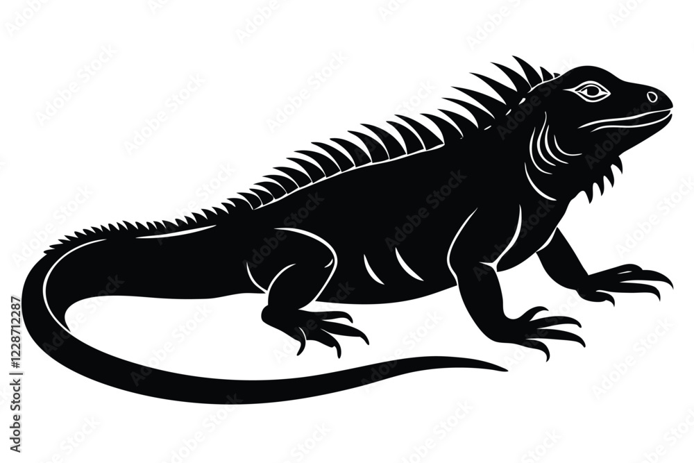 iguana silhouette vector art and illustration iguana silhouette vector art and illustration