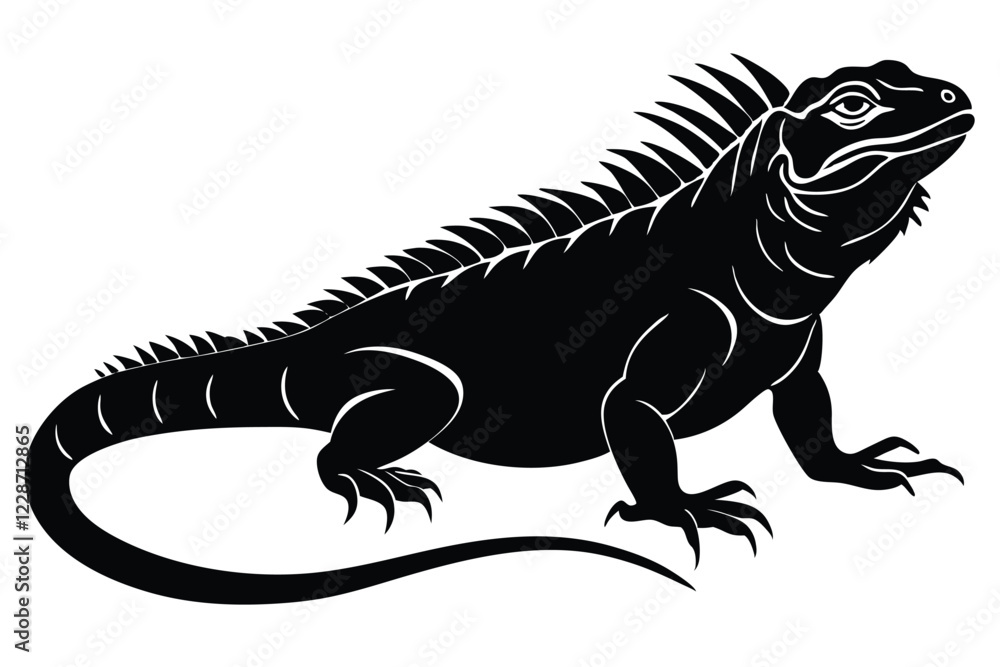 iguana silhouette vector art and illustration iguana silhouette vector art and illustration