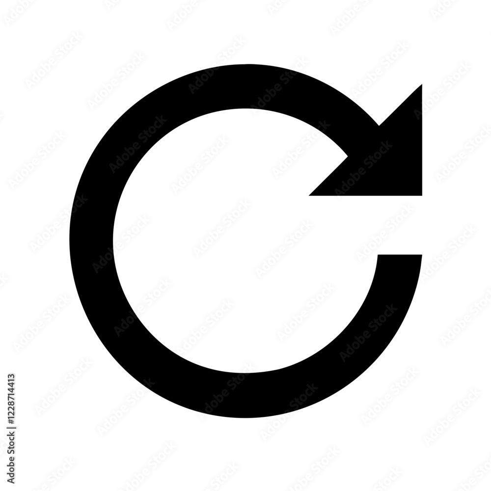 Refresh Vector Icon – Reload & Update Symbol Refresh Vector Icon – Reload & Update Symbol