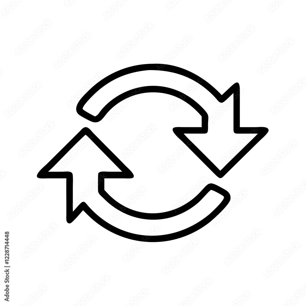 Refresh Vector Icon – Reload & Update Symbol Refresh Vector Icon – Reload & Update Symbol