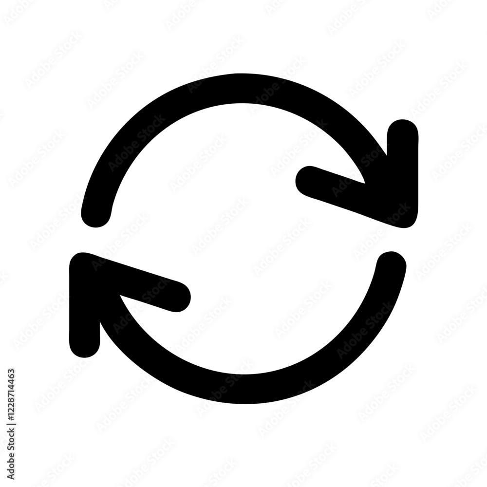 Refresh Vector Icon – Reload & Update Symbol Refresh Vector Icon – Reload & Update Symbol