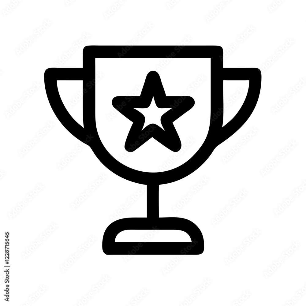 Trophy Vector Icon – Achievement & Award Symbol Trophy Vector Icon – Achievement & Award Symbol