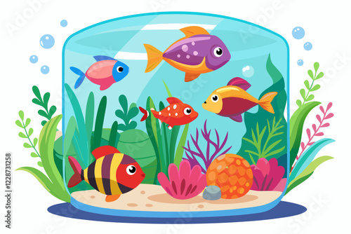 Fishes swimming