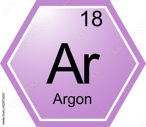 The symbol of the chemical element Ar is Argon.