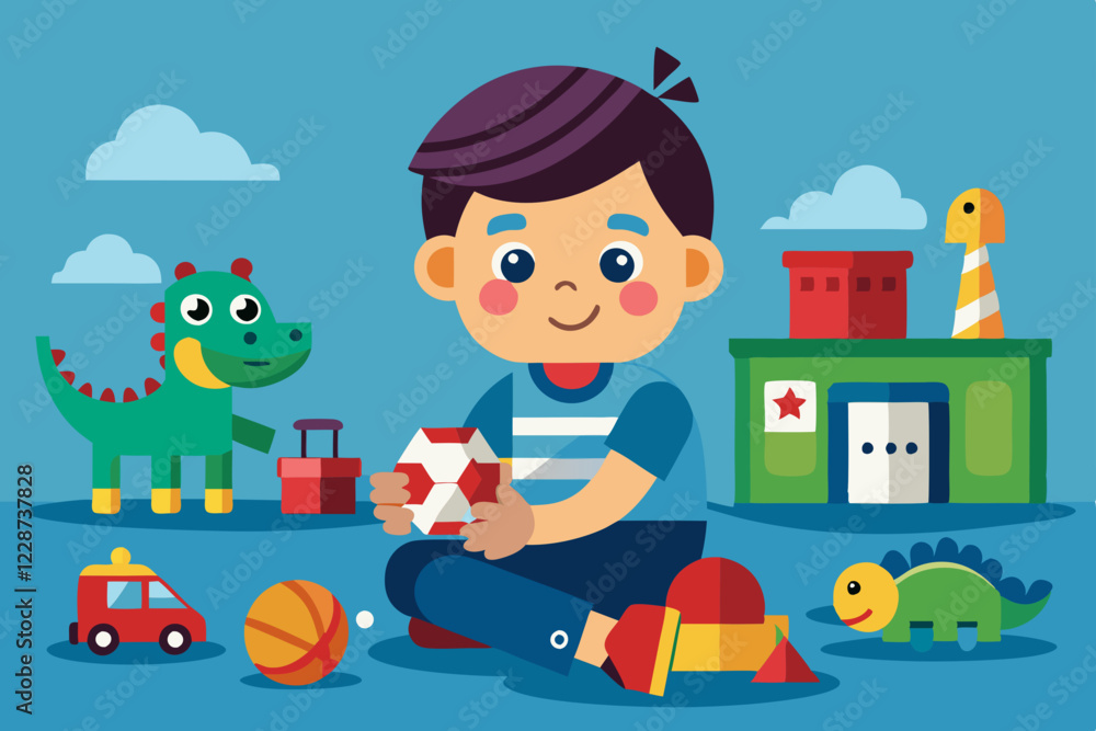 Kids playing with toys Kids playing with toys