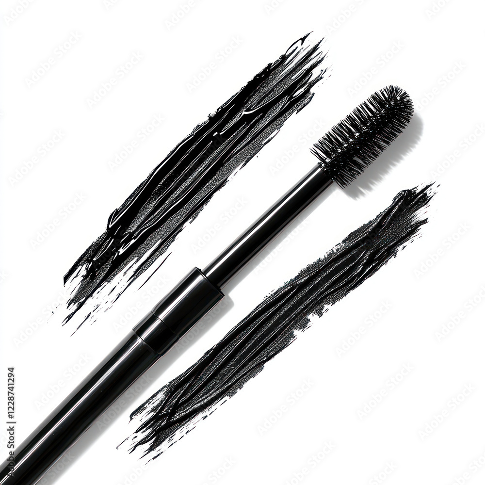Fototapeta premium black mascara brush
