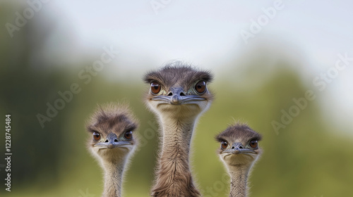 Three Ostrich Chicks: A tri...