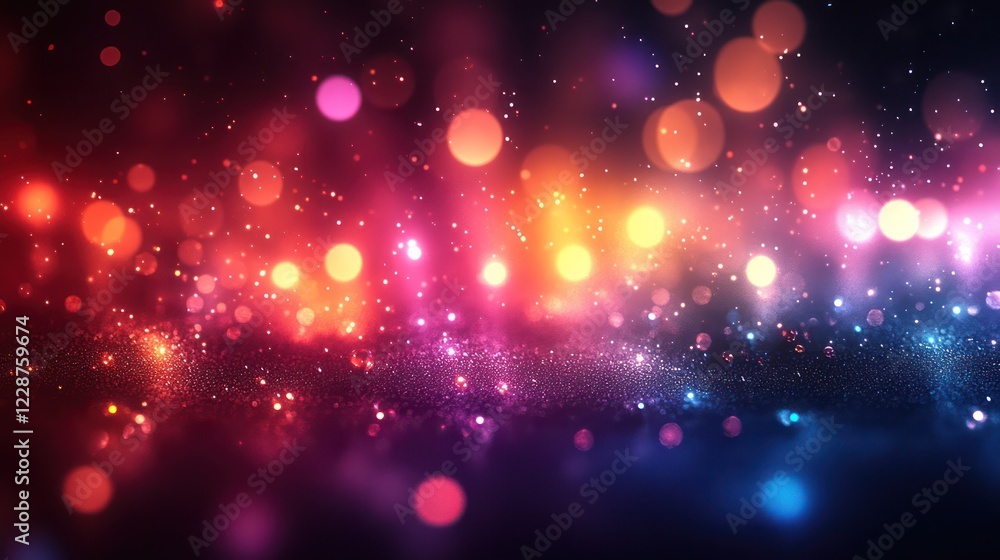 Enchanted Lightscape: A Symphony of Glowing Colors Enchanted Lightscape: A Symphony of Glowing Colors