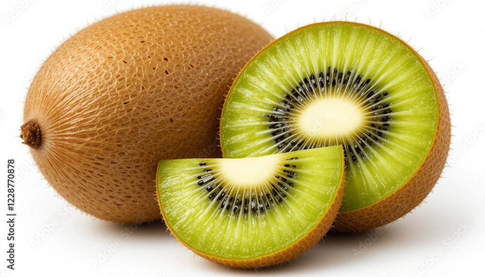 Fototapeta premium Kiwi fruit image with good quality, created by generative AI.
