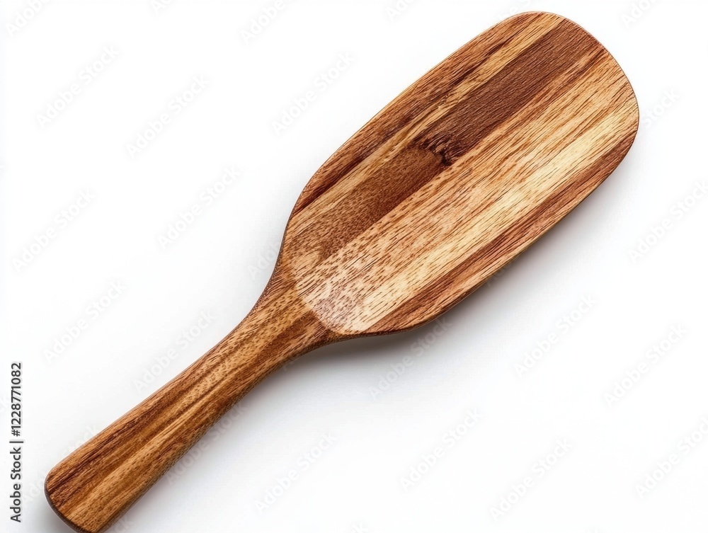Wooden spatula on white background Wooden spatula on white background