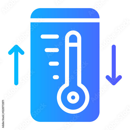 thermometer gradient icon