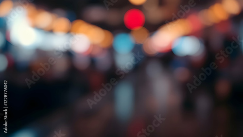 Wallpaper Mural Abstract blur city lights background Torontodigital.ca