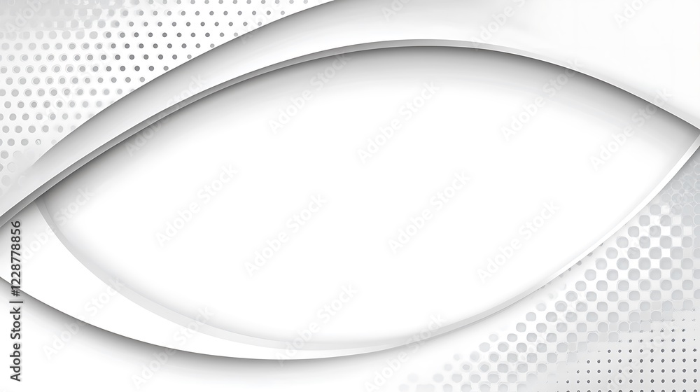 Fototapeta premium Abstract Grey White Wave Design Background