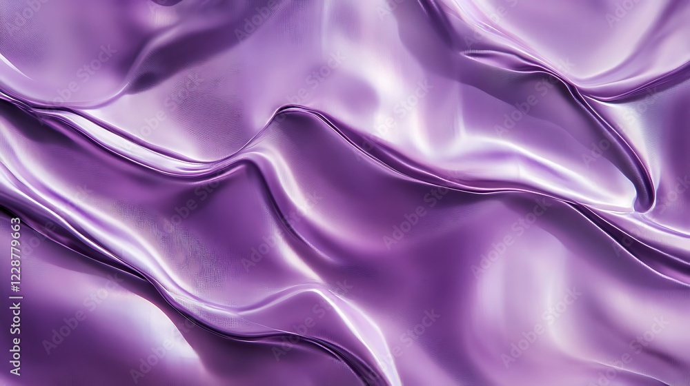 Fototapeta premium Abstract Purple Silk Drape Smooth Texture Background