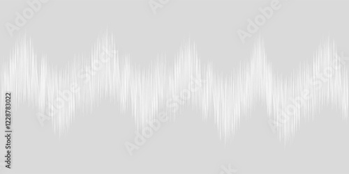seismic waves oscillation earthquake waveform with random frequency and amplitude