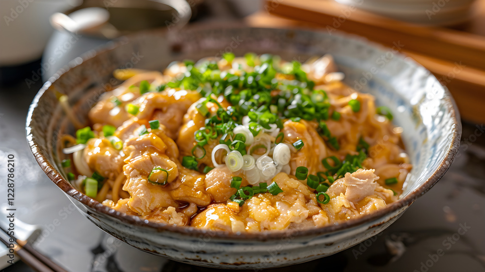 Oyakodon: Japanese Chicken and Egg Comfort Food in the making Oyakodon: Japanese Chicken and Egg Comfort Food in the making