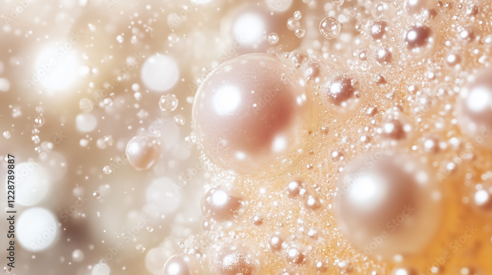 Hydrating and Rejuvenating Pearl Powder Extract for Skincare, Generative AI Hydrating and Rejuvenating Pearl Powder Extract for Skincare, Generative AI