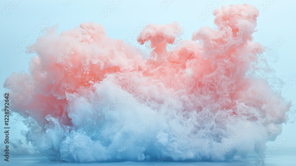 Fototapeta premium Colorful Smoke Clouds for Creative Designs and Inspiration