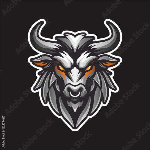 Fierce Bull Mascot Illustration