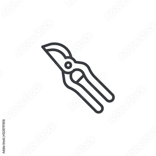 Pruning Shears line icon