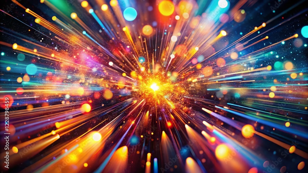 Abstract Light Motion Background: 4K Particle Animation for Documentary Film Abstract Light Motion Background: 4K Particle Animation for Documentary Film