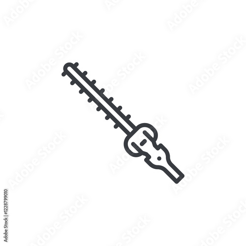 Hedge Trimmer line icon