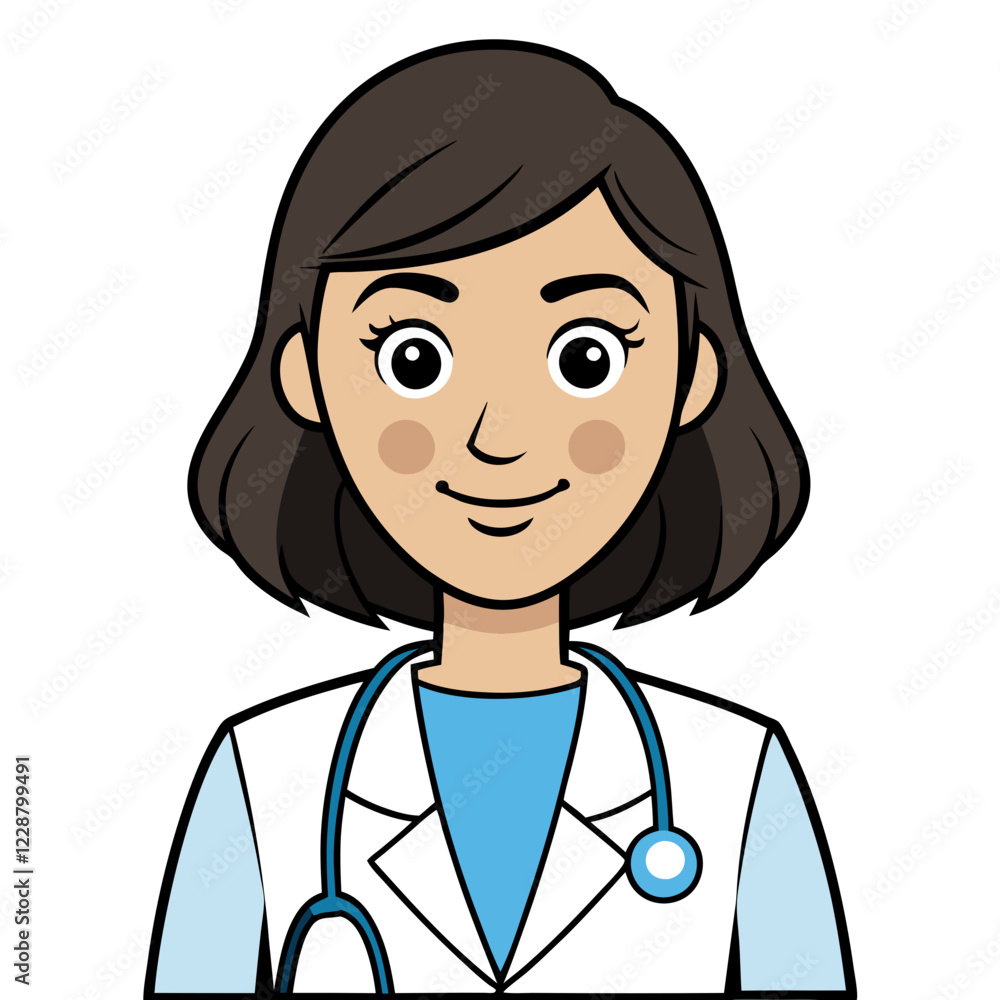 Fototapeta premium doctor with a stethoscope