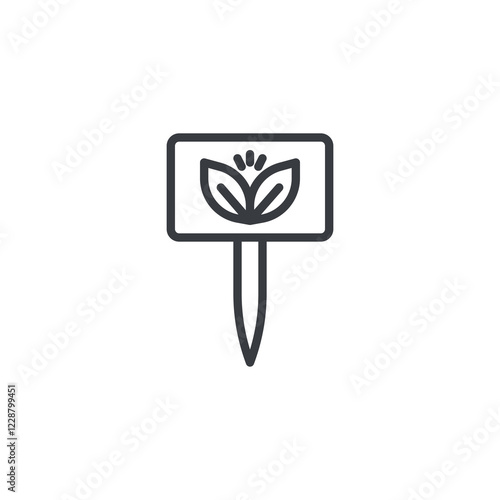 Plant Tag line icon