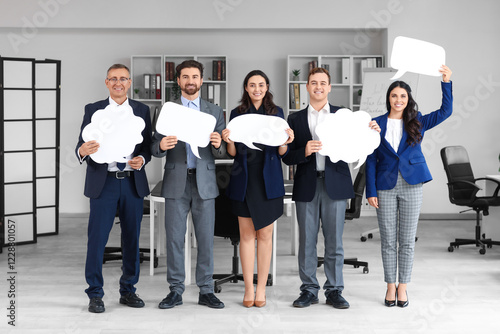 Team of business people wit...