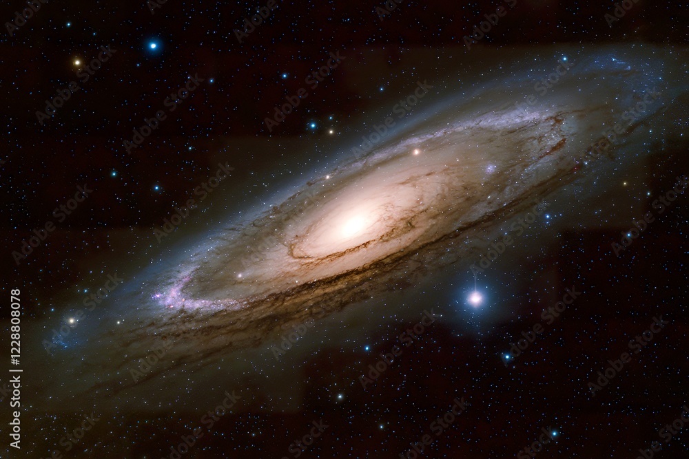 Andromeda Galaxy Illuminate the dark space Andromeda Galaxy Illuminate the dark space