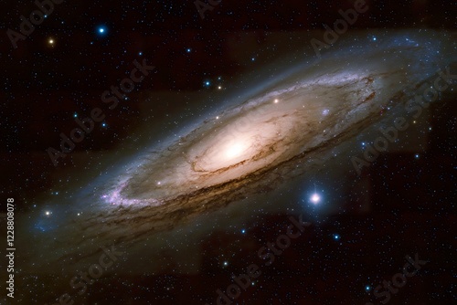 Andromeda Galaxy Illuminate the dark space photo