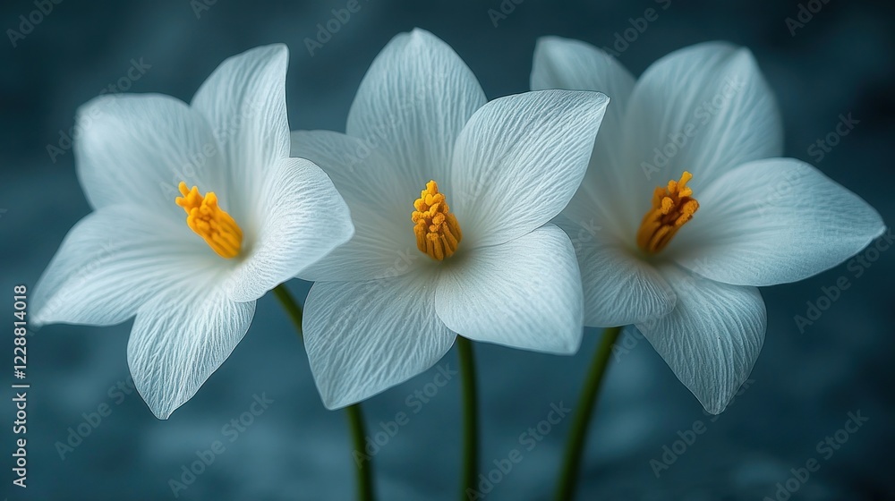 White flowers, close-up, dark background, studio shot, floral design White flowers, close-up, dark background, studio shot, floral design