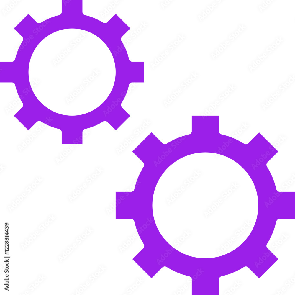 Cogwheel icon single vector illustration Cogwheel icon single vector illustration