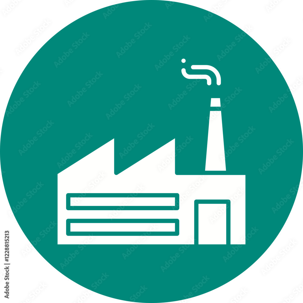Factory I icon single vector illustration Factory I icon single vector illustration
