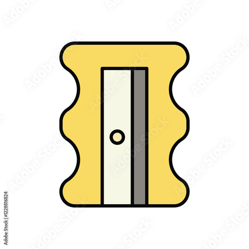 Sharpener icon isolated on a white background. Vector illustration.