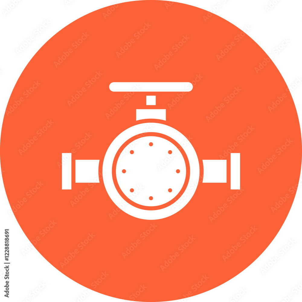 Obraz premium Valve II icon single vector illustration