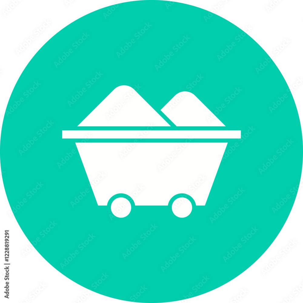 Wagon icon single vector illustration Wagon icon single vector illustration