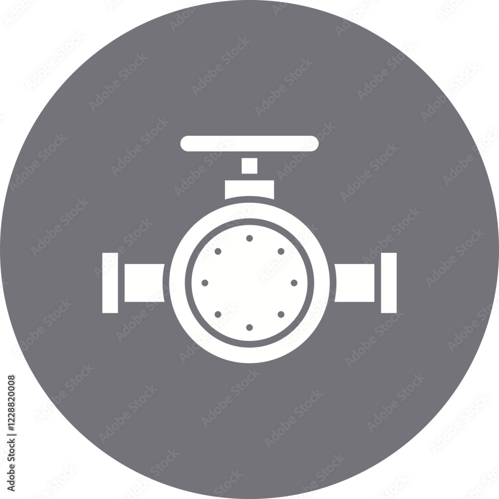 Obraz premium Valve II icon single vector illustration