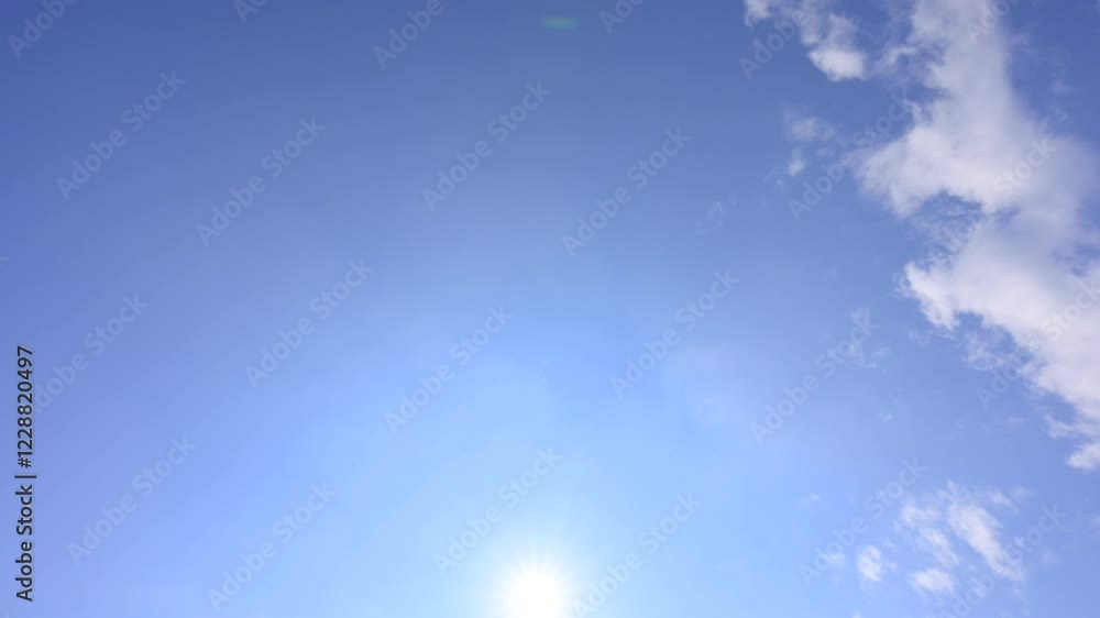 雲が流れる青空 雲が流れる青空