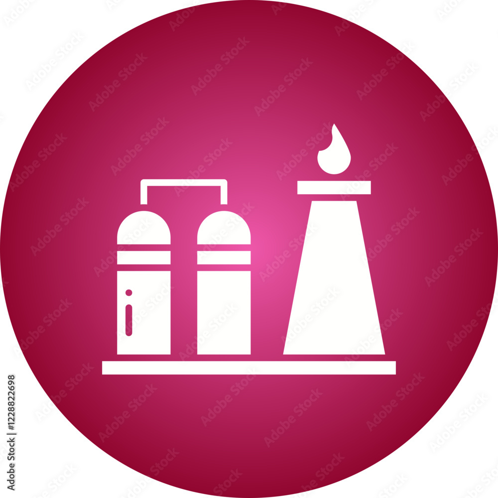 Refinery icon single vector illustration Refinery icon single vector illustration