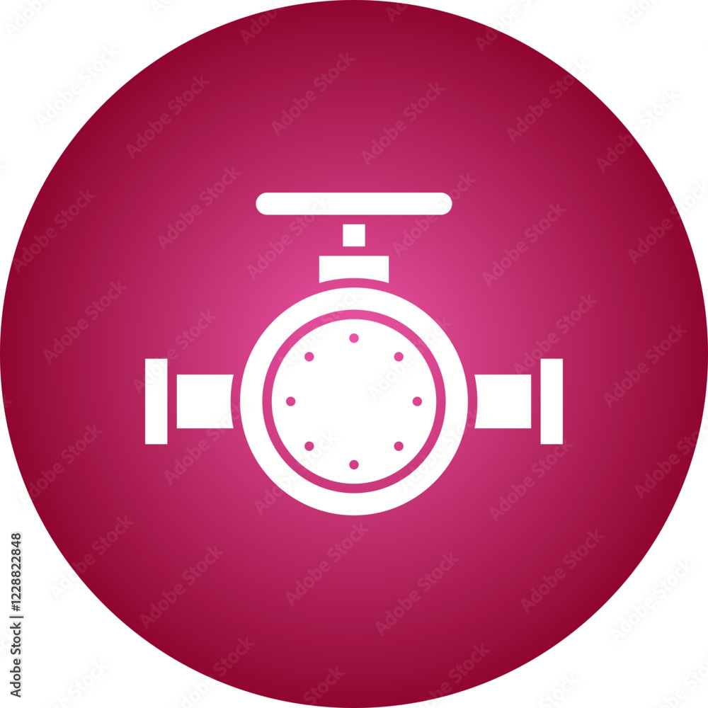 Valve II icon single vector illustration Valve II icon single vector illustration