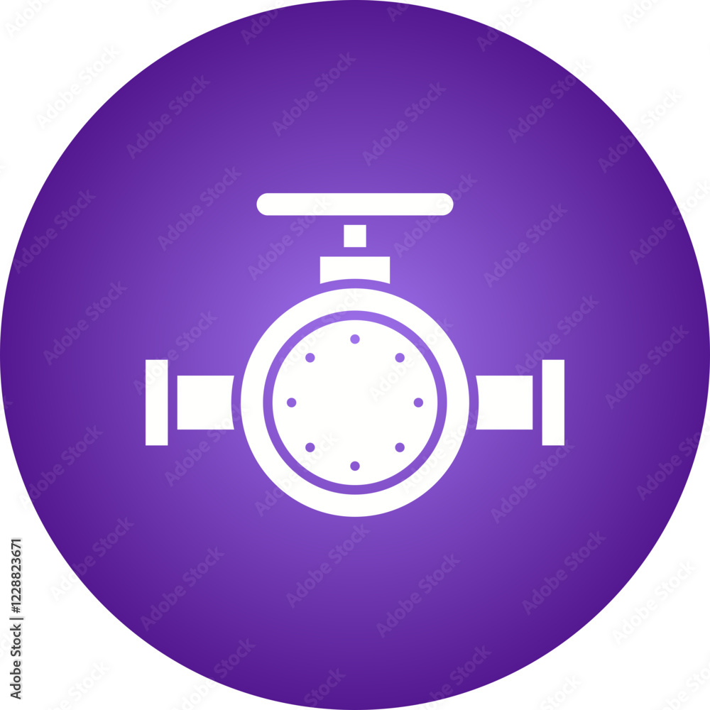 Obraz premium Valve II icon single vector illustration